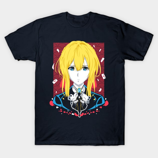 Violet Evergarden Memory Doll T-Shirt by constantine2454